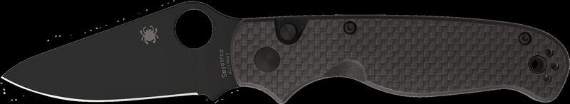 Spyderco Buttonup Carbon Fiber Black