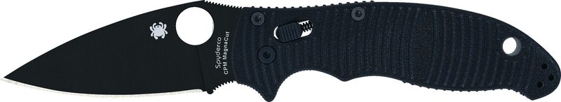 Spyderco Manix 2 Salt Black Black